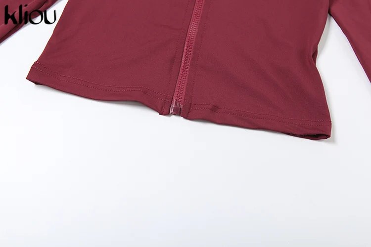 kliou Casual Women 2 Piece Set Classic Tracksuits Solid Long Sleeve Zip-up Hood Tops+Slim Elastic Pants Sporty Concise Outfits kliou Casual Women 2 Piece Set Classic Tracksuits Solid Long Sleeve Zip-up Hood Tops+Slim Elastic Pants Sporty Concise Outfits