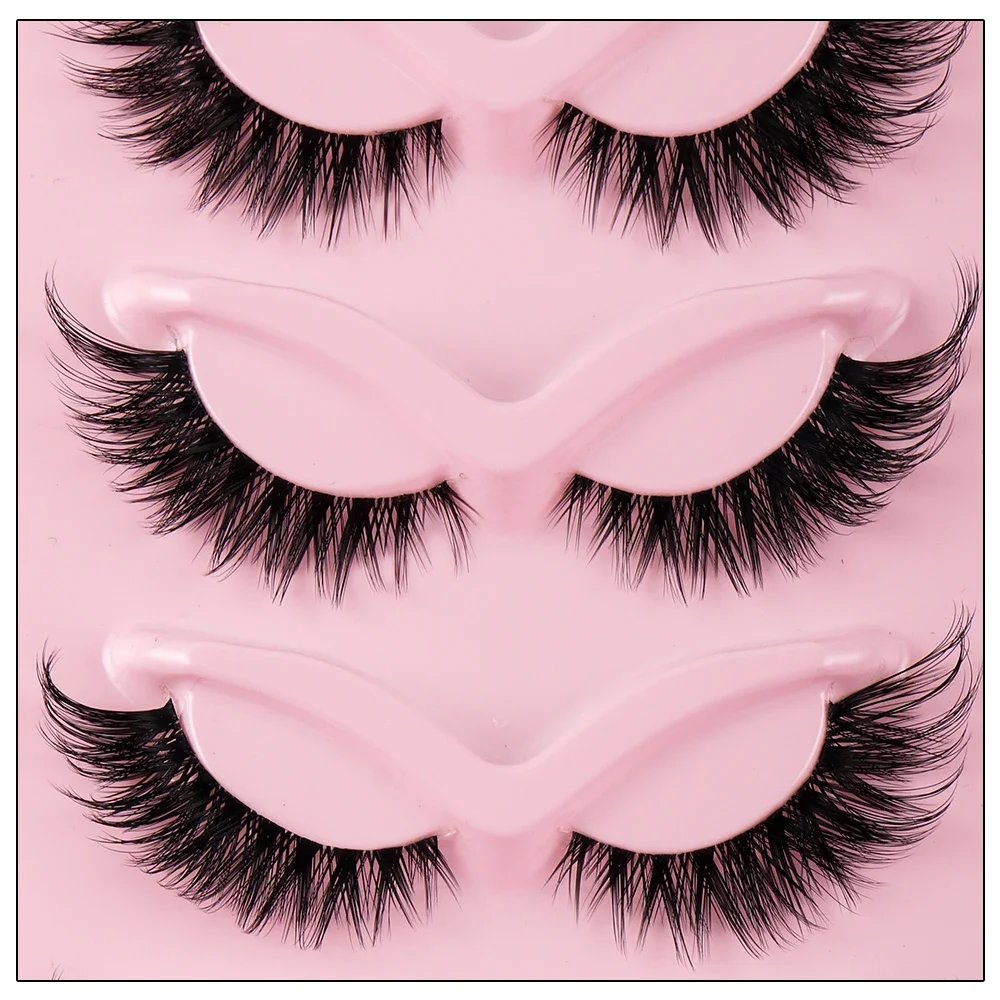 5 Pairs Cat Eye Lashes Faux Mink Eyelashes Natural long Manga Lashes Winged End Eye Elongated Eyelashes Fake Lashes Makeup 5 Pairs Cat Eye Lashes Faux Mink Eyelashes Natural long Manga Lashes Winged End Eye Elongated Eyelashes Fake Lashes Makeup