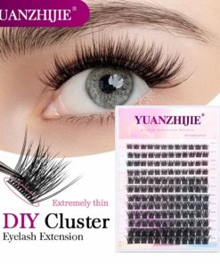 Mix Color 144 Russian Volume YUANZHIJIE False Eyelashes Natural Soft DIY Cluster Segment Lashes Cute Deer Rainbow Eyelashes