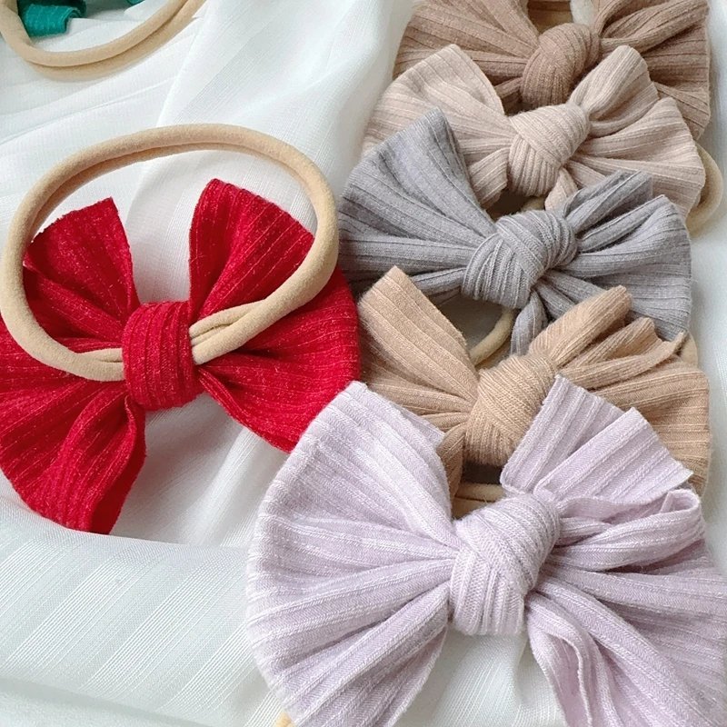 3pcs Baby Girl Bows Headband Newborn Turban Hairband Accessory Kids HairBand Outdoor Toddler Children HeadWrap Hair Accessories