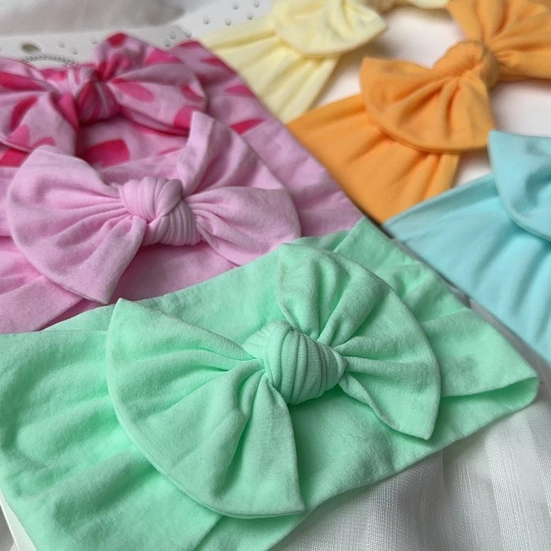 3pcs Baby Girl Bows Headband Newborn Turban Hairband Accessory Kids HairBand Outdoor Toddler Children HeadWrap Hair Accessories