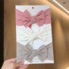 3pcs Baby Girl Bows Headband Newborn Turban Hairband Accessory Kids HairBand Outdoor Toddler Children HeadWrap Hair Accessories