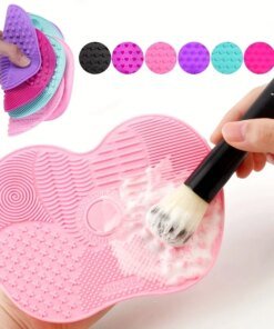 Apple Shaped Makeup Brush Cleaning Pad Silicone Multi-Specification Makeup Brush Foundation Brush Beauty Tool Suction Cup Clean