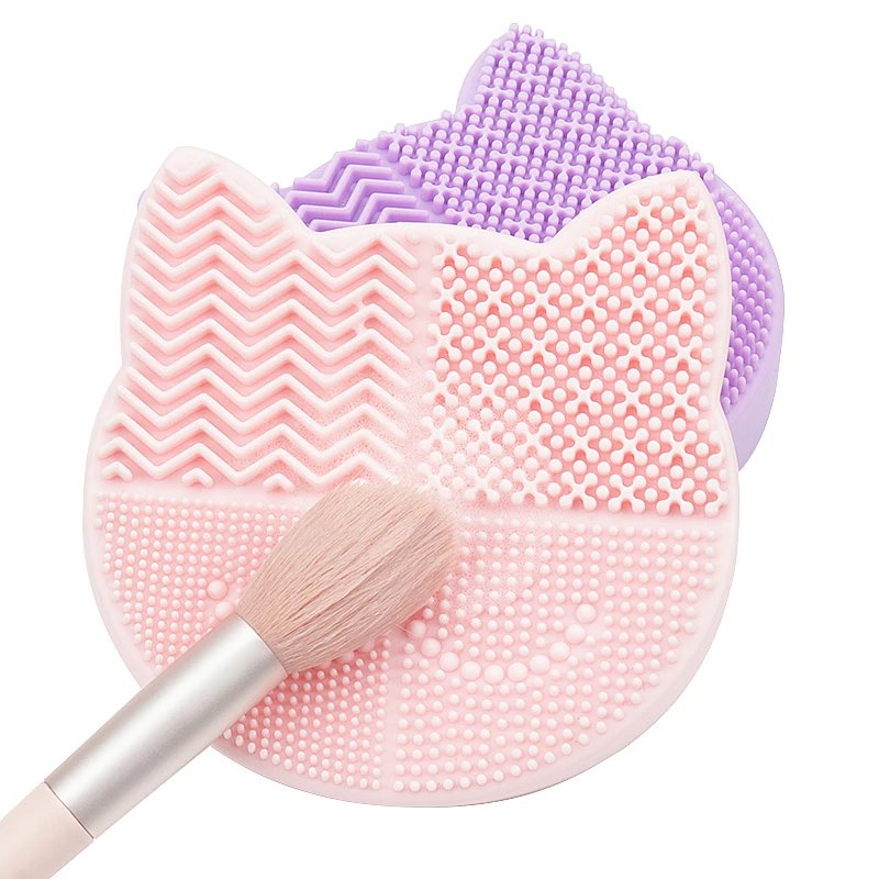 Silicone Makeup Brush Cleaning Storage Box Make Up Washing Board Cleaner Carpet Cosmetic Brushes Tools Silicone Makeup Brush Cleaning Storage Box Make Up Washing Board Cleaner Carpet Cosmetic Brushes Tools