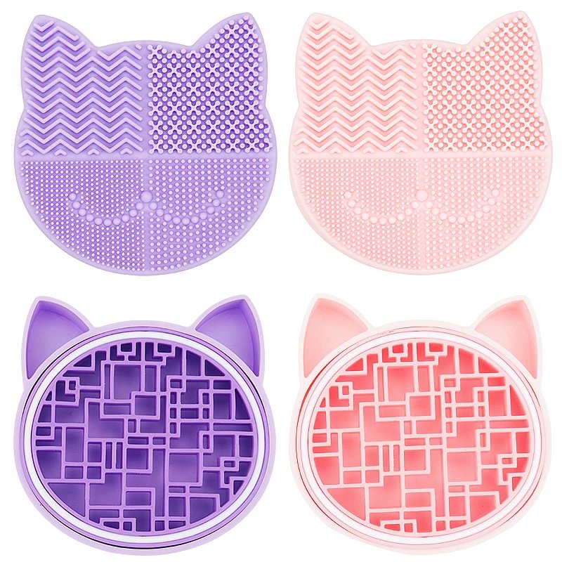 Silicone Makeup Brush Cleaning Storage Box Make Up Washing Board Cleaner Carpet Cosmetic Brushes Tools Silicone Makeup Brush Cleaning Storage Box Make Up Washing Board Cleaner Carpet Cosmetic Brushes Tools