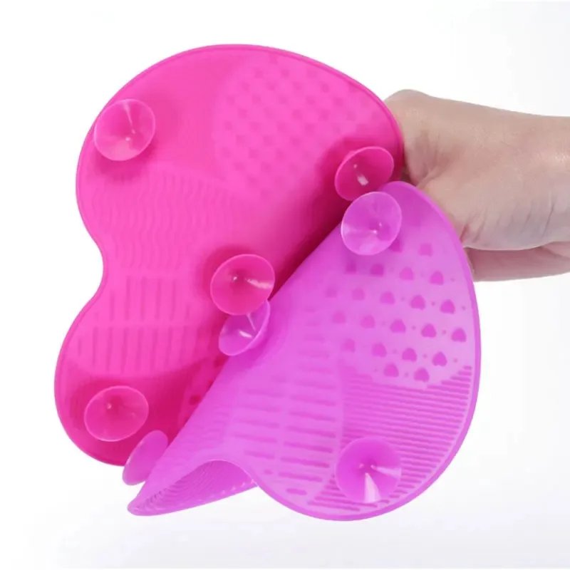 Silicone Brush Cleaner Cosmetic Make Up Washing Brush Gel Cleaning Mat Foundation Makeup Brush Cleaner Pad Scrubbe Board