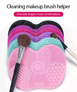 Alternative view of Silicone Brush Cleaner Cosmetic Make Up Washing Brush Gel Cleaning Mat Foundation Makeup Brush Cleaner Pad Scrubbe Board