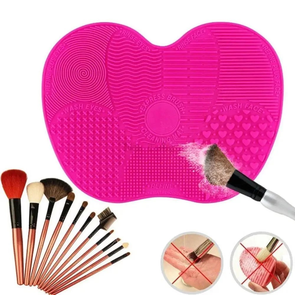 Silicone Brush Cleaner Cosmetic Make Up Washing Brush Gel Cleaning Mat Foundation Makeup Brush Cleaner Pad Scrubbe Board Silicone Brush Cleaner Cosmetic Make Up Washing Brush Gel Cleaning Mat Foundation Makeup Brush Cleaner Pad Scrubbe Board