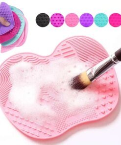 Silicone Brush Cleaner Cosmetic Make Up Washing Brush Gel Cleaning Mat Foundation Makeup Brush Cleaner Pad Scrubbe Board