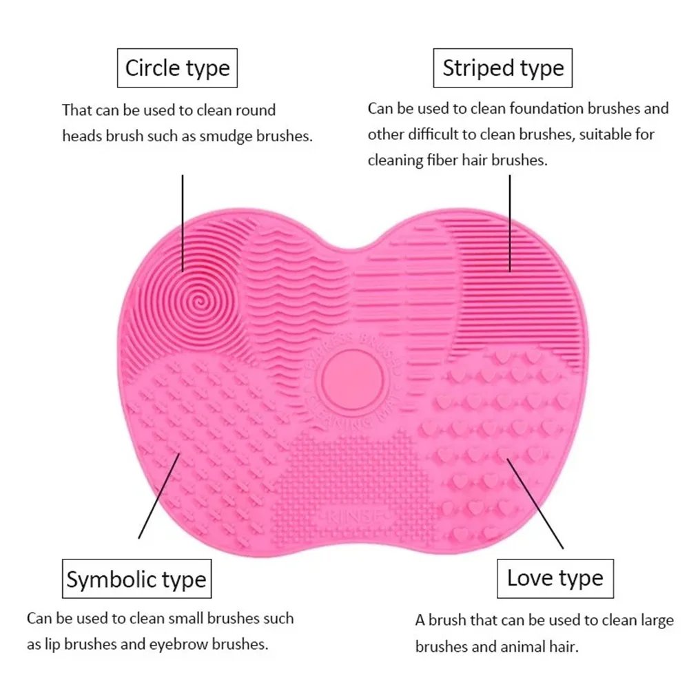 Silicone Brush Cleaner Cosmetic Make Up Washing Brush Gel Cleaning Mat Foundation Makeup Brush Cleaner Pad Scrubbe Board Silicone Brush Cleaner Cosmetic Make Up Washing Brush Gel Cleaning Mat Foundation Makeup Brush Cleaner Pad Scrubbe Board