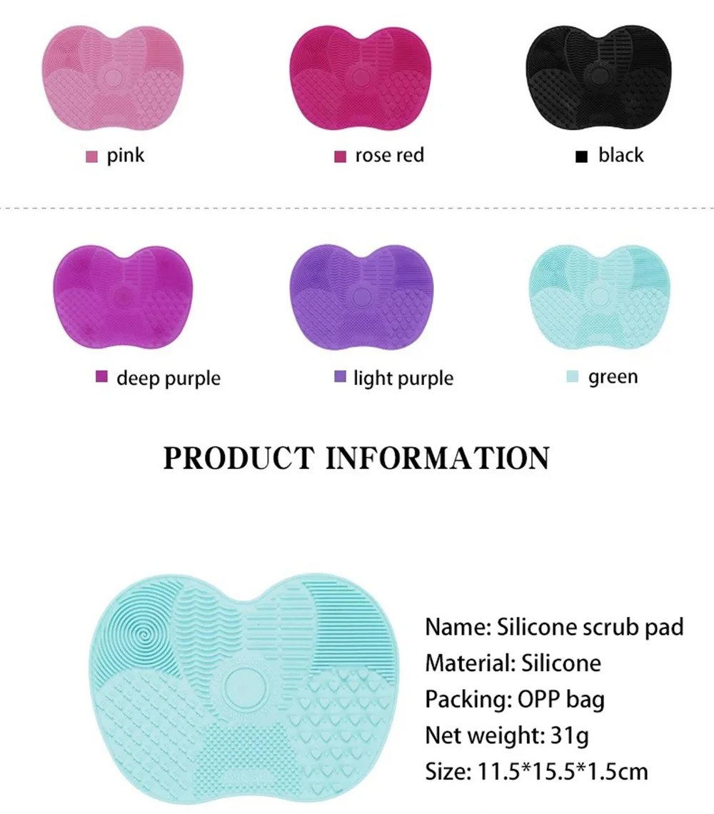 Silicone Brush Cleaner Cosmetic Make Up Washing Brush Gel Cleaning Mat Foundation Makeup Brush Cleaner Pad Scrubbe Board Silicone Brush Cleaner Cosmetic Make Up Washing Brush Gel Cleaning Mat Foundation Makeup Brush Cleaner Pad Scrubbe Board