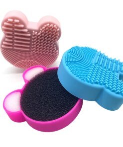 Alternative view of Multifunction Makeup Brush Cleaner Beauty Powder Remover Makeup Brush Dry And Wet Cleaning Silicone Sponge Tool