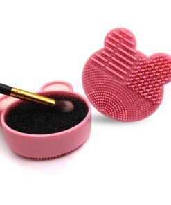 Multifunction Makeup Brush Cleaner Beauty Powder Remover Makeup Brush Dry And Wet Cleaning Silicone Sponge Tool