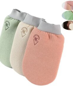 Exfoliating Bath Gloves Body Scrub Gloves SPA Shower Mitt Body Wash Sponge Massager Towel Rub Dead Skin Remover Bathroom Tools