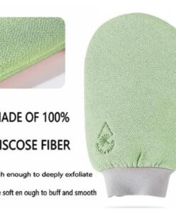 Alternative view of Exfoliating Bath Gloves Body Scrub Gloves SPA Shower Mitt Body Wash Sponge Massager Towel Rub Dead Skin Remover Bathroom Tools