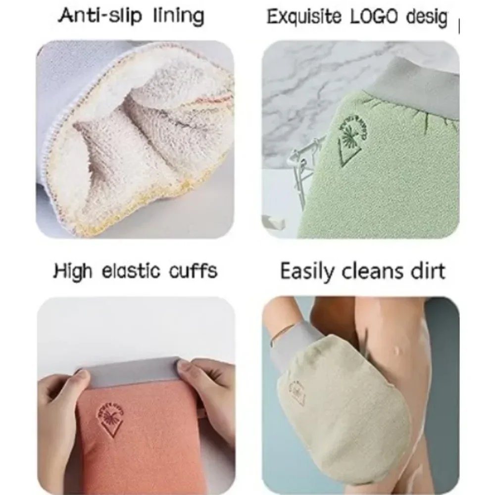 Exfoliating Bath Gloves Body Scrub Gloves SPA Shower Mitt Body Wash Sponge Massager Towel Rub Dead Skin Remover Bathroom Tools Exfoliating Bath Gloves Body Scrub Gloves SPA Shower Mitt Body Wash Sponge Massager Towel Rub Dead Skin Remover Bathroom Tools