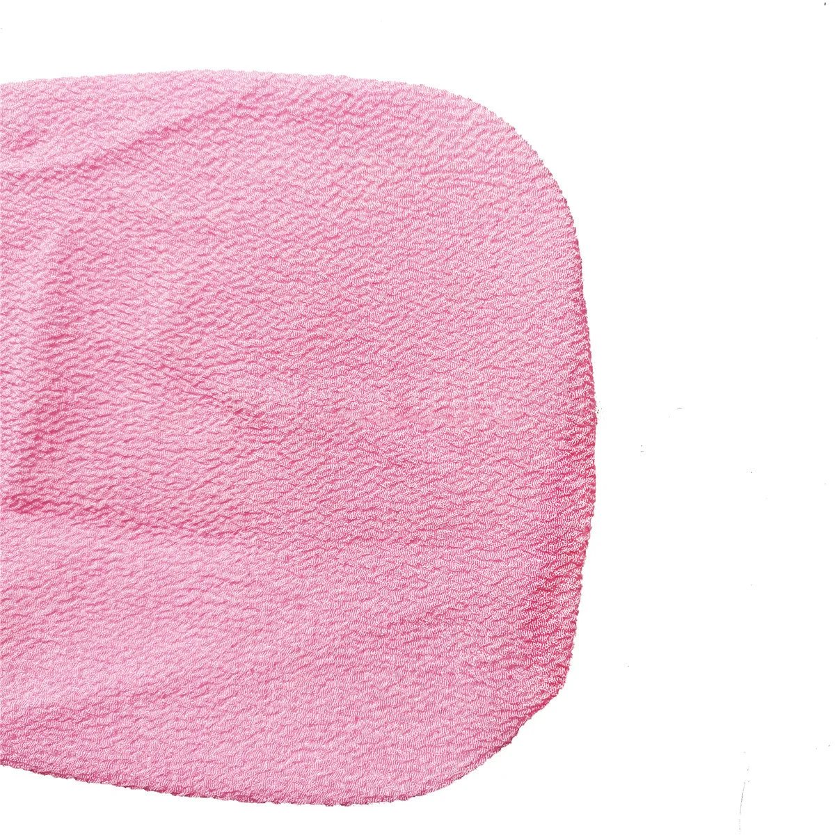 50pcs Custom Logo Bath Gloves Spa White Body Mitt Scrub Viscose Fiber Morocco Bath Exfoliator Peeling Gloves