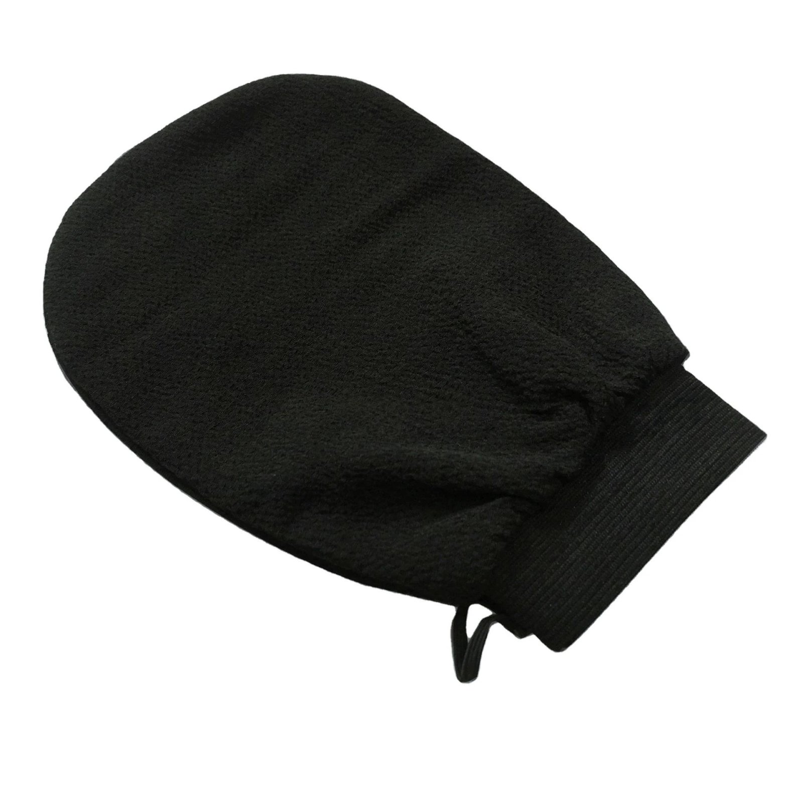 50pcs Custom Logo Bath Gloves Spa White Body Mitt Scrub Viscose Fiber Morocco Bath Exfoliator Peeling Gloves