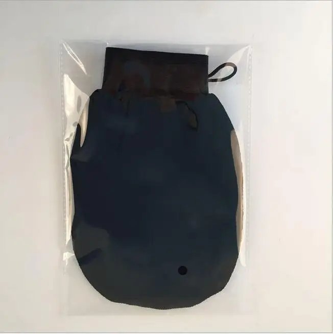 50pcs Custom Logo Bath Gloves Spa White Body Mitt Scrub Viscose Fiber Morocco Bath Exfoliator Peeling Gloves