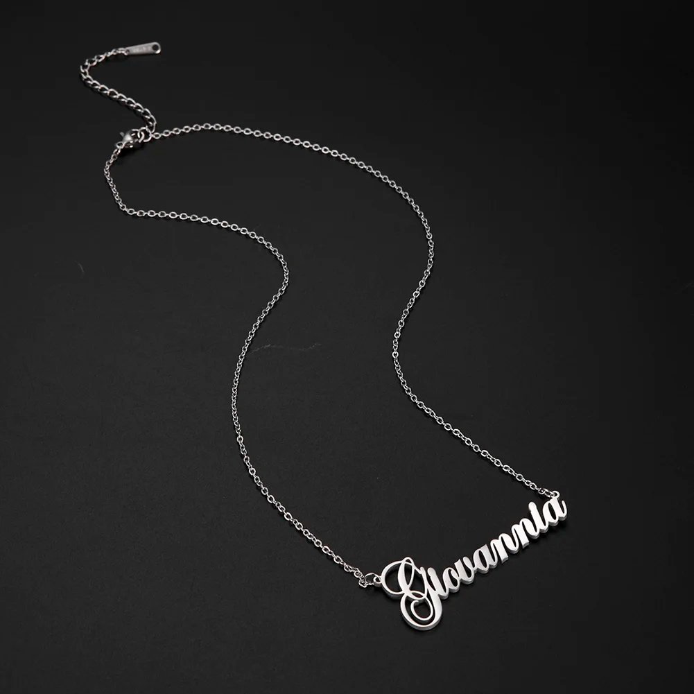 Sipuris Custom Name Necklace Personalized Golden Choker Stainless Steel Necklace For Women Man Customized Jewelry Christmas Gift Sipuris Custom Name Necklace Personalized Golden Choker Stainless Steel Necklace For Women Man Customized Jewelry Christmas Gift