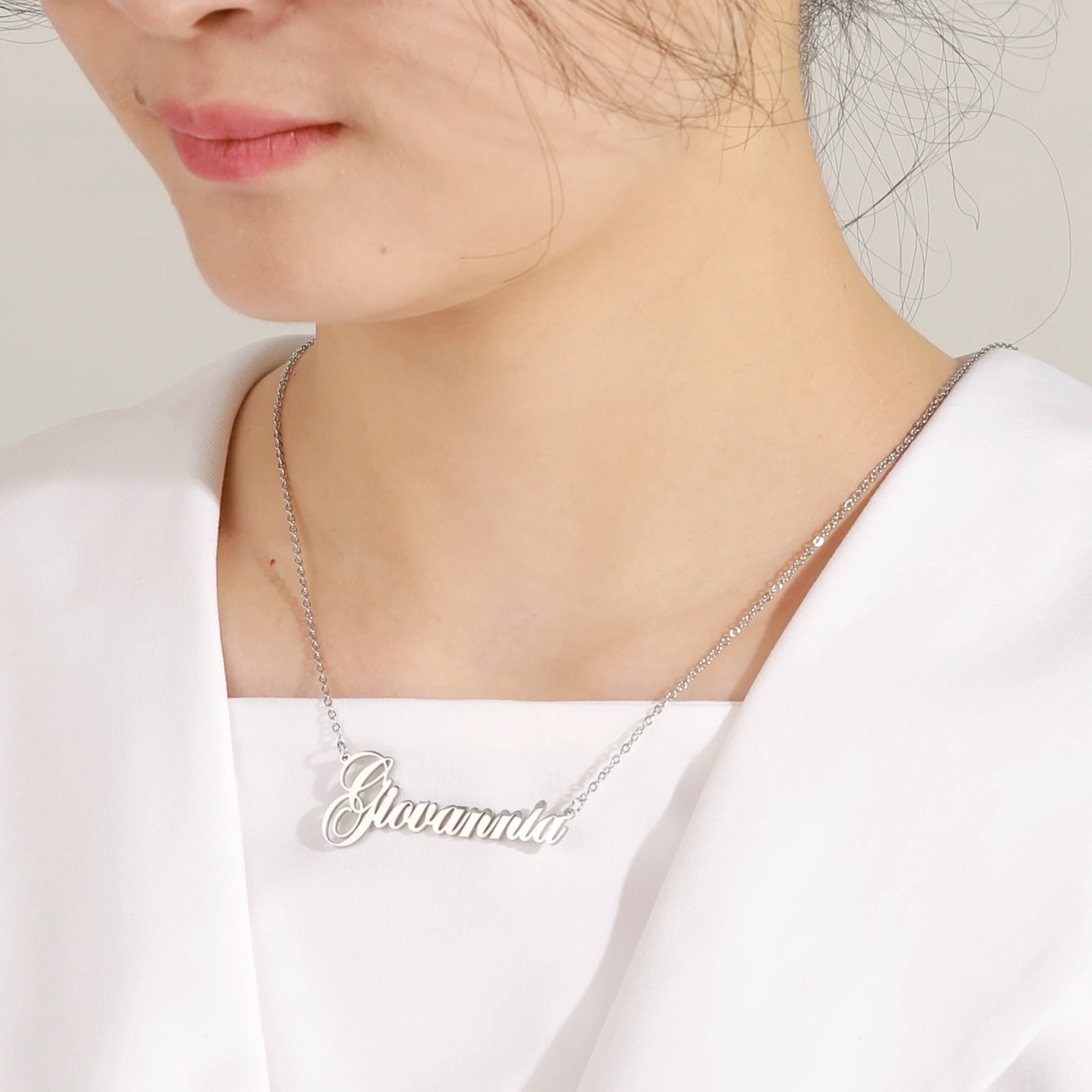 Sipuris Custom Name Necklace Personalized Golden Choker Stainless Steel Necklace For Women Man Customized Jewelry Christmas Gift Sipuris Custom Name Necklace Personalized Golden Choker Stainless Steel Necklace For Women Man Customized Jewelry Christmas Gift