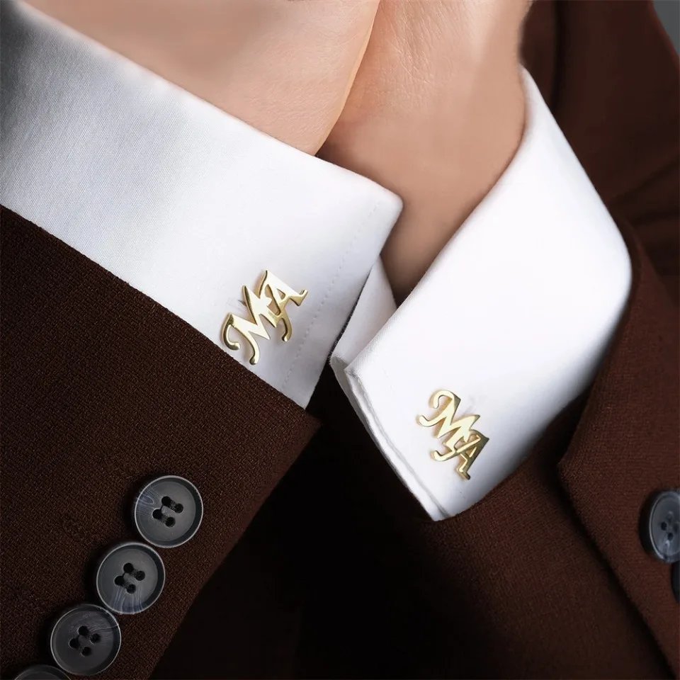 Customized Cufflinks for Men Personalized Name Letter Stainless Steel Jewelry Shirt Cuff Button Gifts Gemelos Para Hombre Camisa Customized Cufflinks for Men Personalized Name Letter Stainless Steel Jewelry Shirt Cuff Button Gifts Gemelos Para Hombre Camisa