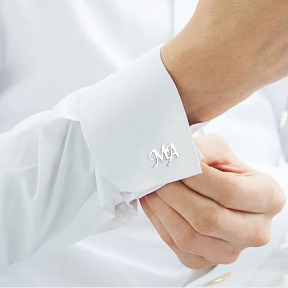 Customized Cufflinks for Men Personalized Name Letter Stainless Steel Jewelry Shirt Cuff Button Gifts Gemelos Para Hombre Camisa Customized Cufflinks for Men Personalized Name Letter Stainless Steel Jewelry Shirt Cuff Button Gifts Gemelos Para Hombre Camisa