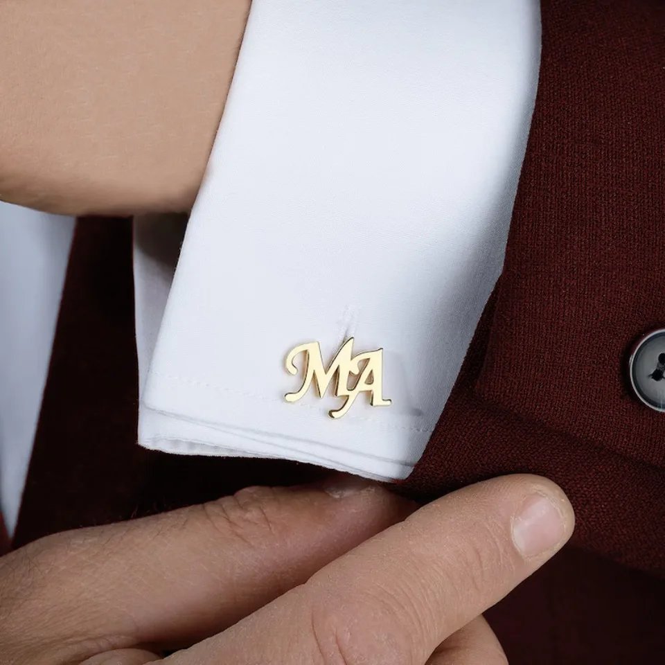Customized Cufflinks for Men Personalized Name Letter Stainless Steel Jewelry Shirt Cuff Button Gifts Gemelos Para Hombre Camisa Customized Cufflinks for Men Personalized Name Letter Stainless Steel Jewelry Shirt Cuff Button Gifts Gemelos Para Hombre Camisa
