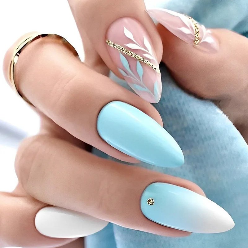 24Pcs False Nails French Manicure Professional Reusable Adhesive Nails For Girls With Design To Stick Gel Red False Nails Tips 24Pcs False Nails French Manicure Professional Reusable Adhesive Nails For Girls With Design To Stick Gel Red False Nails Tips
