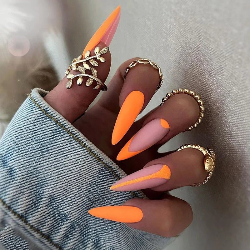 24Pcs False Nails French Manicure Professional Reusable Adhesive Nails For Girls With Design To Stick Gel Red False Nails Tips 24Pcs False Nails French Manicure Professional Reusable Adhesive Nails For Girls With Design To Stick Gel Red False Nails Tips