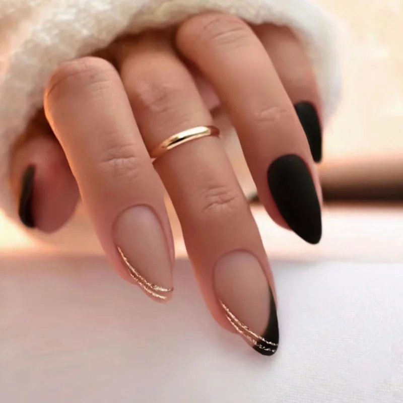 24Pcs False Nails French Manicure Professional Reusable Adhesive Nails For Girls With Design To Stick Gel Red False Nails Tips 24Pcs False Nails French Manicure Professional Reusable Adhesive Nails For Girls With Design To Stick Gel Red False Nails Tips