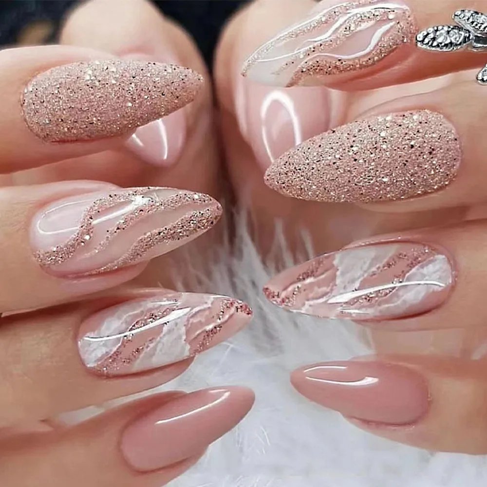 24Pcs False Nails French Manicure Professional Reusable Adhesive Nails For Girls With Design To Stick Gel Red False Nails Tips 24Pcs False Nails French Manicure Professional Reusable Adhesive Nails For Girls With Design To Stick Gel Red False Nails Tips