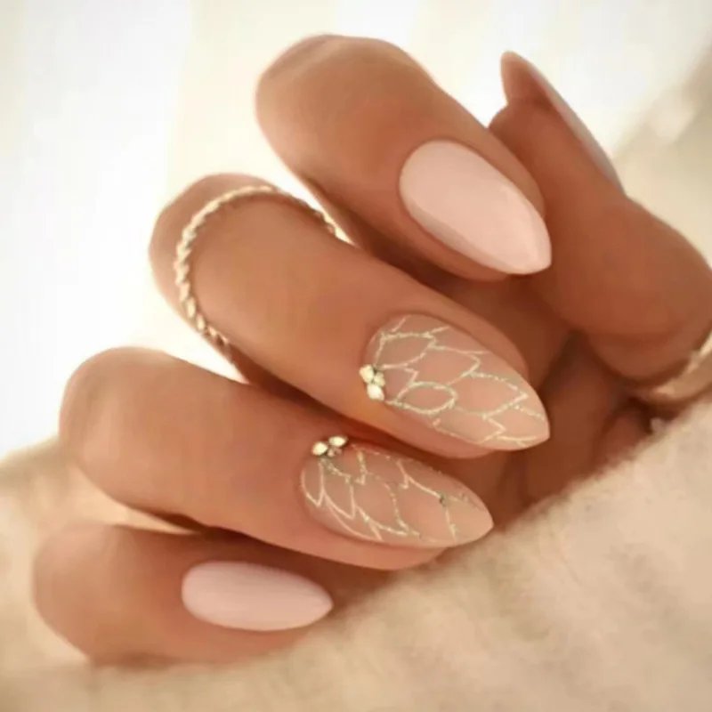 24Pcs False Nails French Manicure Professional Reusable Adhesive Nails For Girls With Design To Stick Gel Red False Nails Tips 24Pcs False Nails French Manicure Professional Reusable Adhesive Nails For Girls With Design To Stick Gel Red False Nails Tips