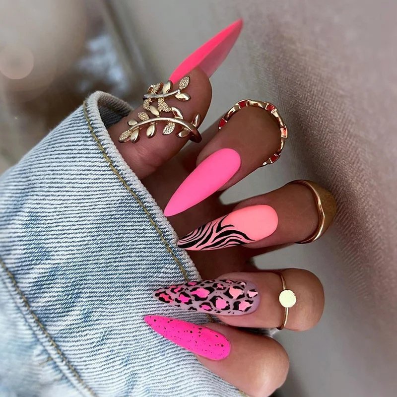 24Pcs False Nails French Manicure Professional Reusable Adhesive Nails For Girls With Design To Stick Gel Red False Nails Tips 24Pcs False Nails French Manicure Professional Reusable Adhesive Nails For Girls With Design To Stick Gel Red False Nails Tips