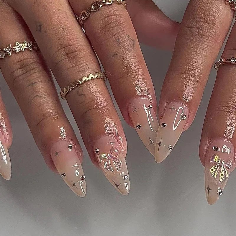 24Pcs False Nails French Manicure Professional Reusable Adhesive Nails For Girls With Design To Stick Gel Red False Nails Tips 24Pcs False Nails French Manicure Professional Reusable Adhesive Nails For Girls With Design To Stick Gel Red False Nails Tips