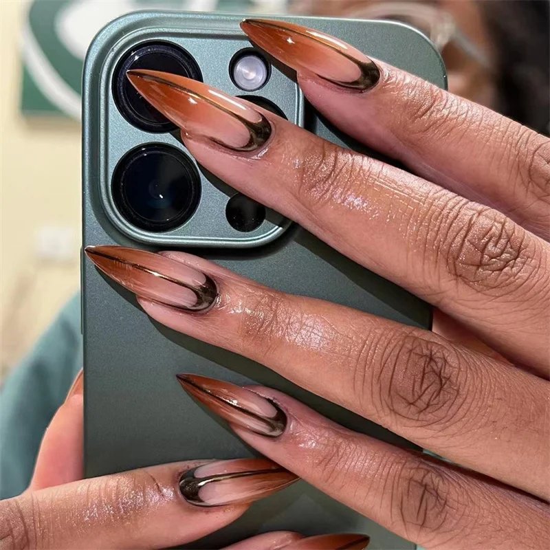 24Pcs False Nails French Manicure Professional Reusable Adhesive Nails For Girls With Design To Stick Gel Red False Nails Tips 24Pcs False Nails French Manicure Professional Reusable Adhesive Nails For Girls With Design To Stick Gel Red False Nails Tips