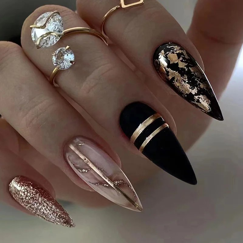 24Pcs False Nails French Manicure Professional Reusable Adhesive Nails For Girls With Design To Stick Gel Red False Nails Tips 24Pcs False Nails French Manicure Professional Reusable Adhesive Nails For Girls With Design To Stick Gel Red False Nails Tips