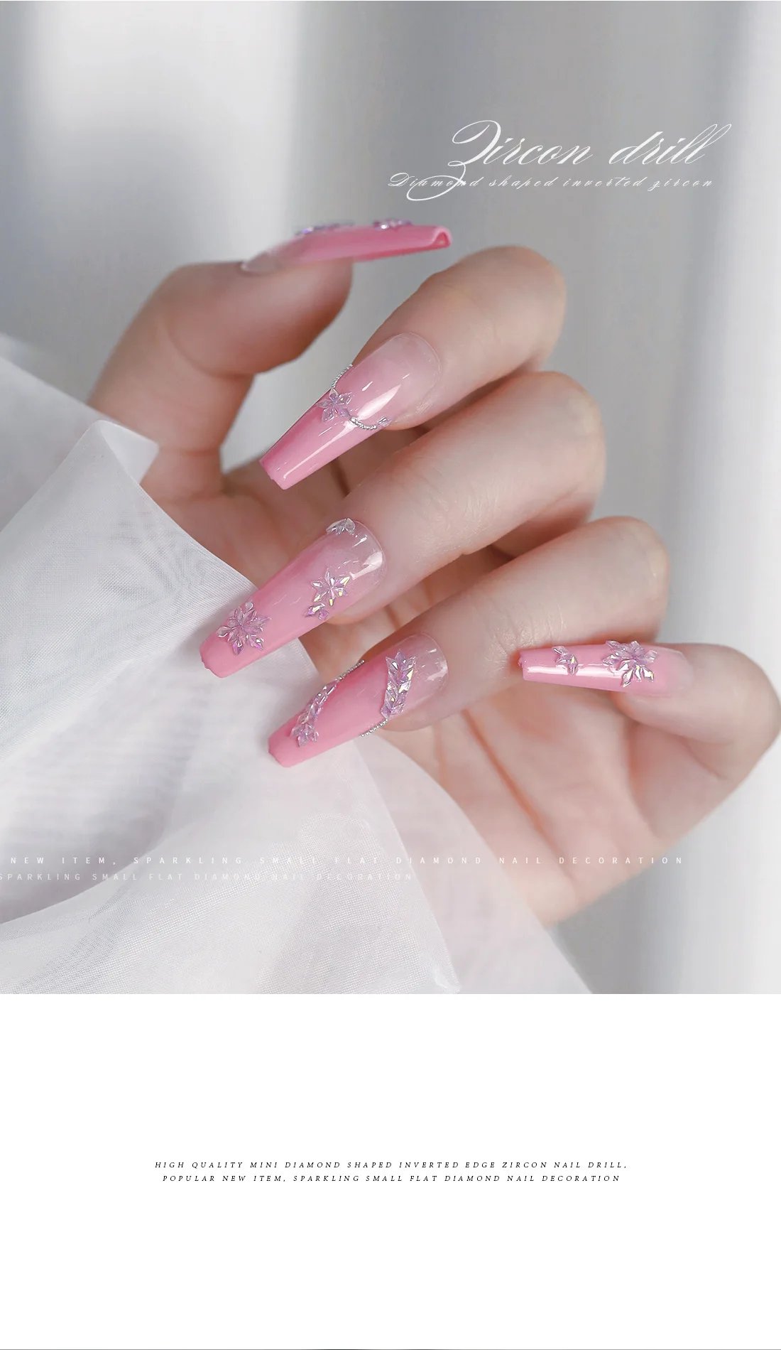 5A Sparkle Mini Zircon Aurora Ice Translucent Cognac Mix Shapes Sharp Diamonds Nail Art Rhinestones Decor Manicure Charms 5A Sparkle Mini Zircon Aurora Ice Translucent Cognac Mix Shapes Sharp Diamonds Nail Art Rhinestones Decor Manicure Charms