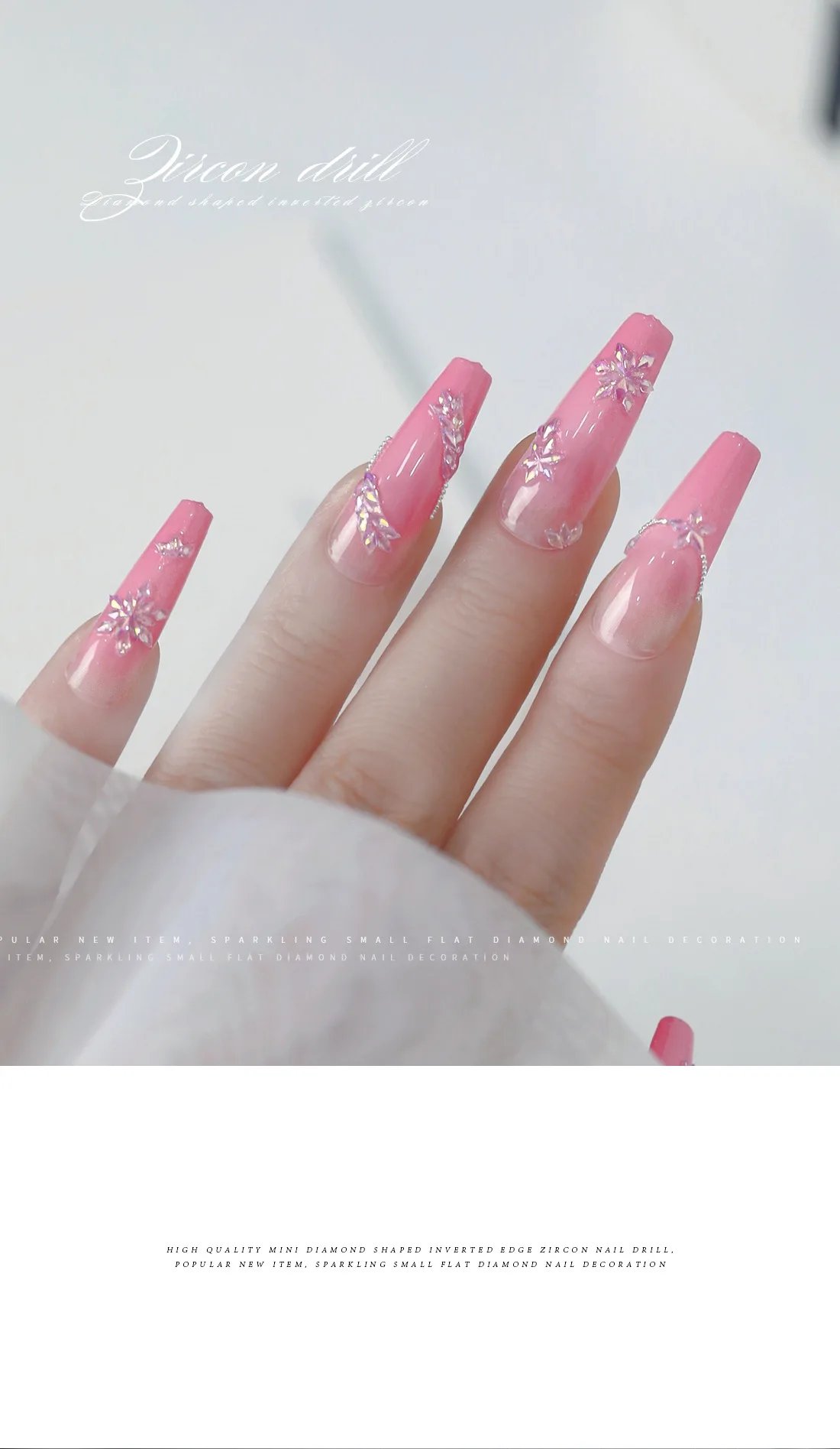 5A Sparkle Mini Zircon Aurora Ice Translucent Cognac Mix Shapes Sharp Diamonds Nail Art Rhinestones Decor Manicure Charms 5A Sparkle Mini Zircon Aurora Ice Translucent Cognac Mix Shapes Sharp Diamonds Nail Art Rhinestones Decor Manicure Charms