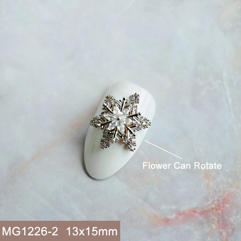10pcs Xmas Christmas Tree Rotating Snowflakes Zircon Nail Art Manicure Nails Accessories DIY Nail Decorations Supplies Charms 10pcs Xmas Christmas Tree Rotating Snowflakes Zircon Nail Art Manicure Nails Accessories DIY Nail Decorations Supplies Charms