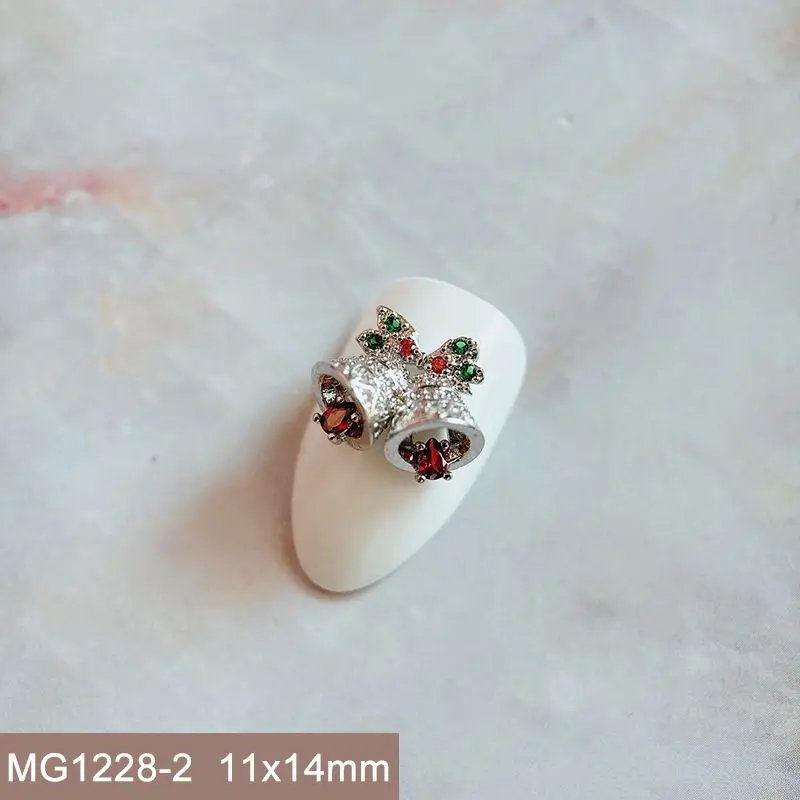 10pcs Xmas Christmas Tree Rotating Snowflakes Zircon Nail Art Manicure Nails Accessories DIY Nail Decorations Supplies Charms 10pcs Xmas Christmas Tree Rotating Snowflakes Zircon Nail Art Manicure Nails Accessories DIY Nail Decorations Supplies Charms