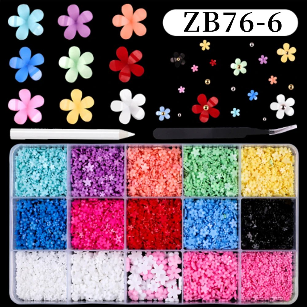 12/15Grids Mixed Cute Resin Nail Charms 3D Bowknots/Heart/Flower Kawaii Nail Art Decoration Boxed Nail Gems With Picking Tools 12/15Grids Mixed Cute Resin Nail Charms 3D Bowknots/Heart/Flower Kawaii Nail Art Decoration Boxed Nail Gems With Picking Tools