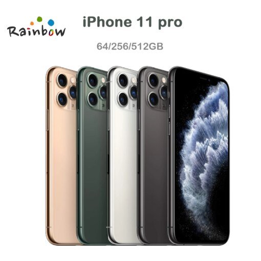 Original Apple iPhone 11 Pro A13 Bionic 5.8" 4GB RAM 64/256/512GB ROM  IOS 4G LTE Unlocked Cell Phone