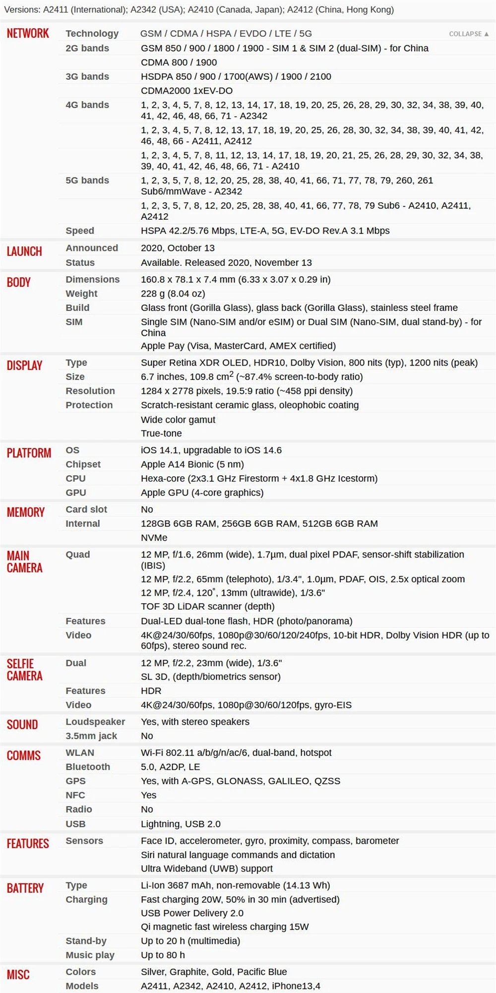 Original Apple iPhone 12 Pro Max 5G LTE Mobile Phone 6.7'' 6GB&128/256/512GB IOS A14 Bionic Hexa Core Triple 12MP Cellphone Original Apple iPhone 12 Pro Max 5G LTE Mobile Phone 6.7'' 6GB&128/256/512GB IOS A14 Bionic Hexa Core Triple 12MP Cellphone