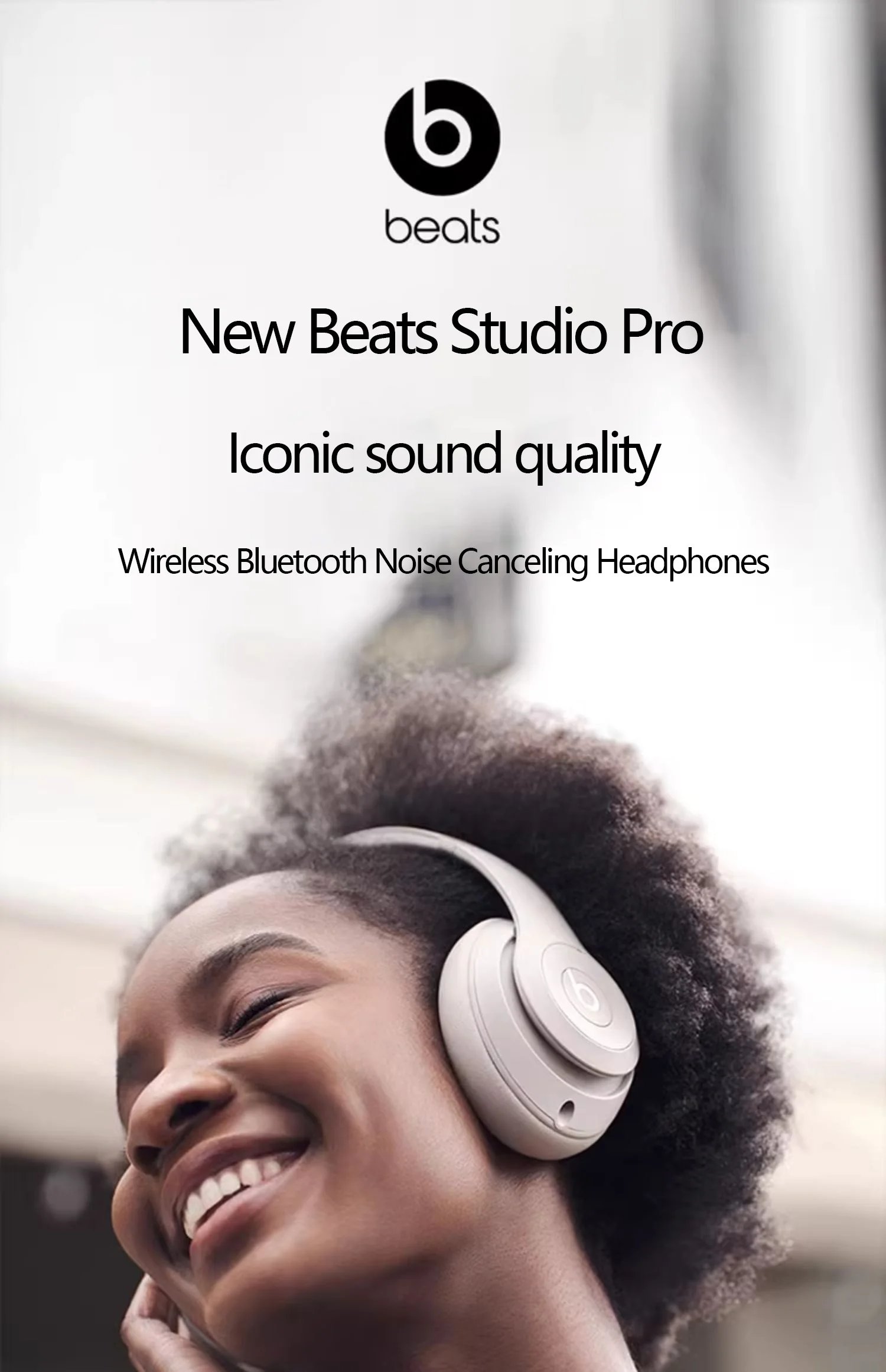 Beats Studio Pro head-mounted active noise reduction wireless Bluetooth headset headset music game hearing aid headset earphones