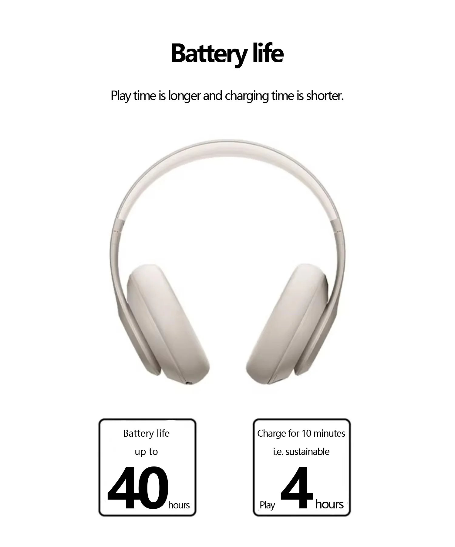 Beats Studio Pro head-mounted active noise reduction wireless Bluetooth headset headset music game hearing aid headset earphones